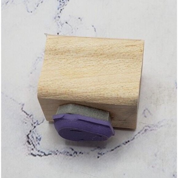 Stampin Up Pear Shaped Border Wood Mounted Rubber Stamp - Picture 4 of 7